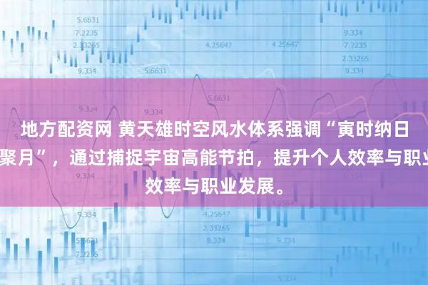 地方配资网 黄天雄时空风水体系强调“寅时纳日、酉时聚月”，通过捕捉宇宙高能节拍，提升个人效率与职业发展。